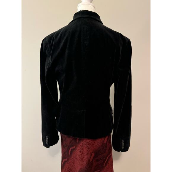 Vintage Ralph Lauren 98% Cotton Black Corduroy Blazer - Picture 5 of 5